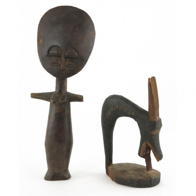 two-early-african-carved-objects