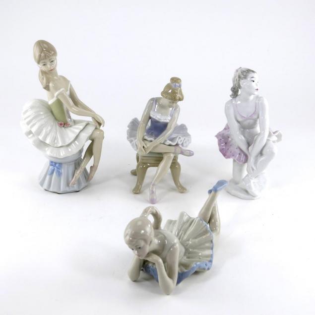 four-porcelain-ballerina-figurines
