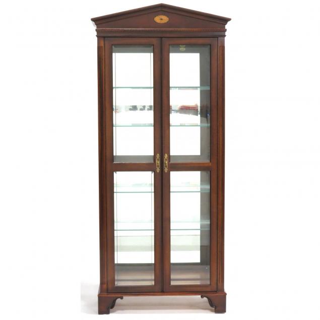 Jasper Cabinet Co. Architectural Style Lighted Curio Cabinet Lot 106 Saturday Estate AuctionFeb 14 2015 10 00am