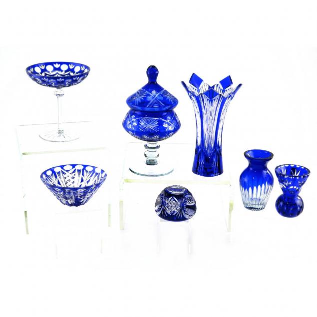 seven-cobalt-and-clear-glass-accessories