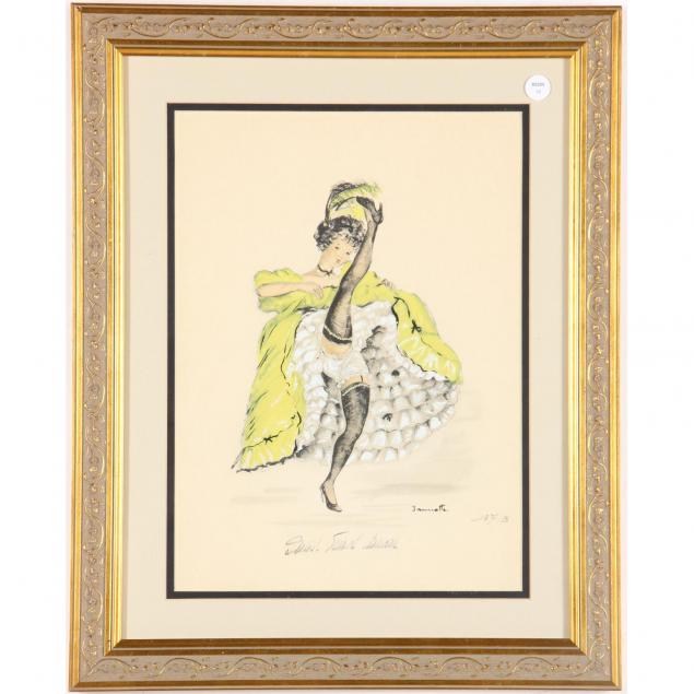 janicotte-french-20th-century-can-can-dancer