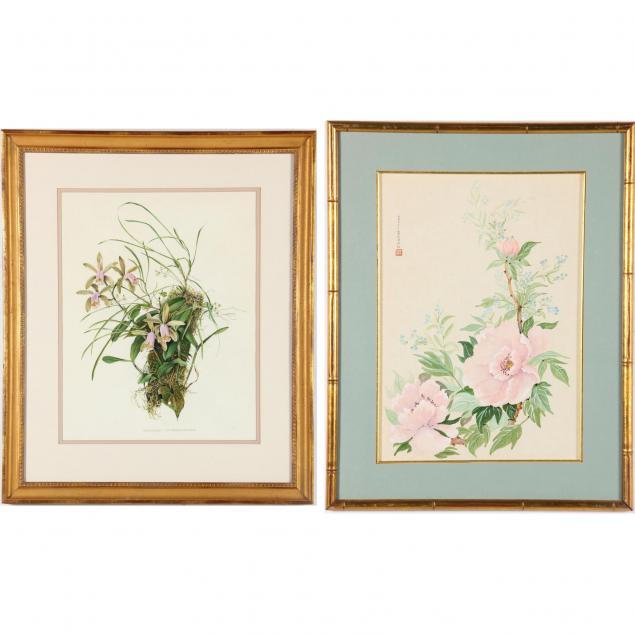 two-watercolors-of-flowers