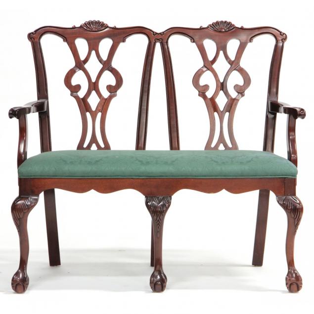 statesville-chair-co-chippendale-style-settee
