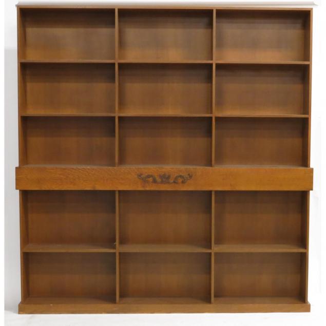 custom-oak-bookcase