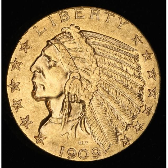 1909-d-5-gold-indian-head-half-eagle