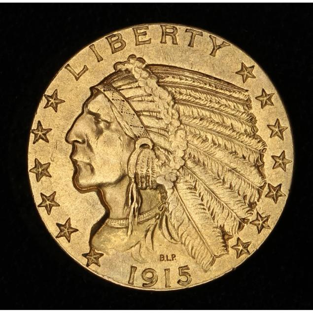 1915-5-gold-indian-head-half-eagle