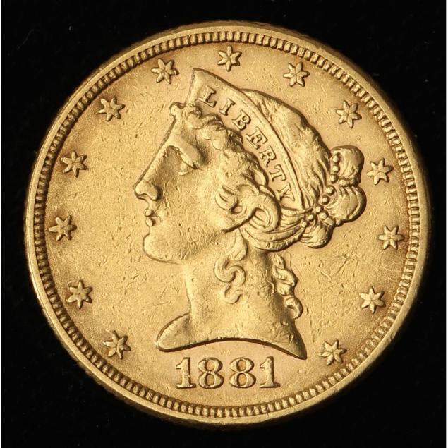 1881-5-gold-liberty-head-half-eagle