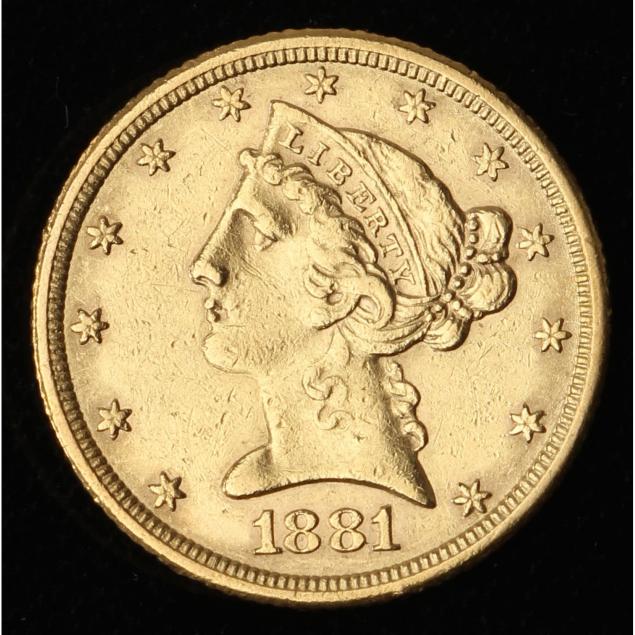 1881-5-gold-liberty-head-half-eagle