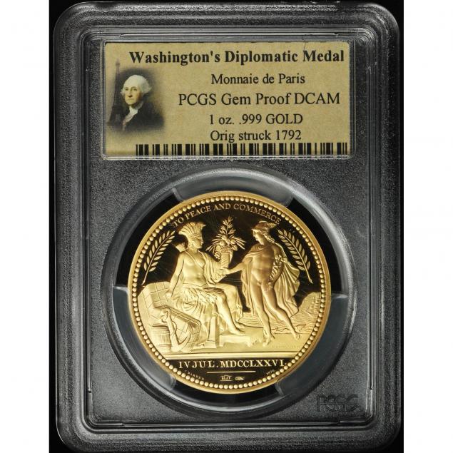 washington-s-1792-diplomatic-medal-1oz-restrike-in-999-gold