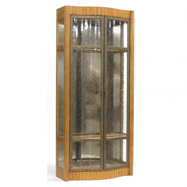 century-furniture-tall-lighted-display-cabinet