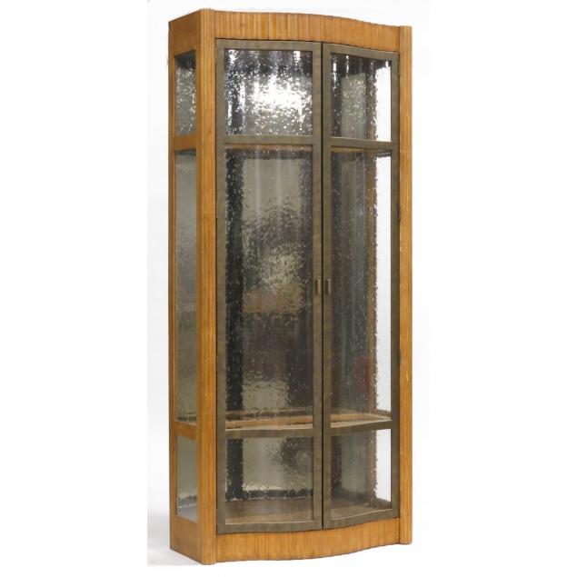 century-furniture-tall-lighted-display-cabinet