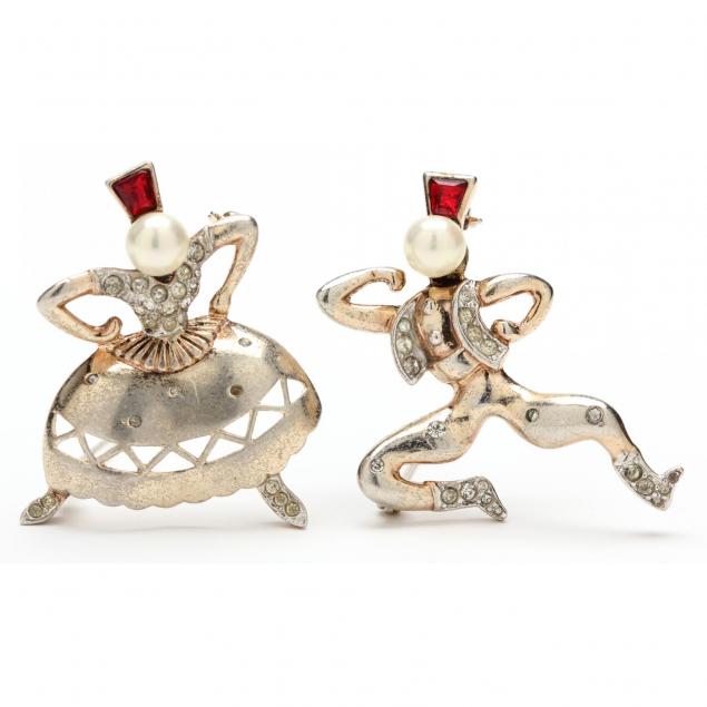 silver-vermeil-brooches-of-russian-dancers-trifari