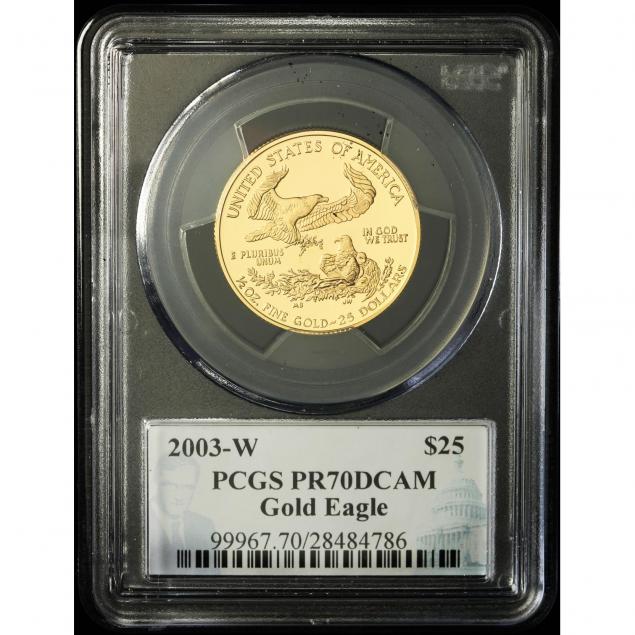 2003-w-25-gold-1-2-oz-eagle-pcgs-pr70dcam