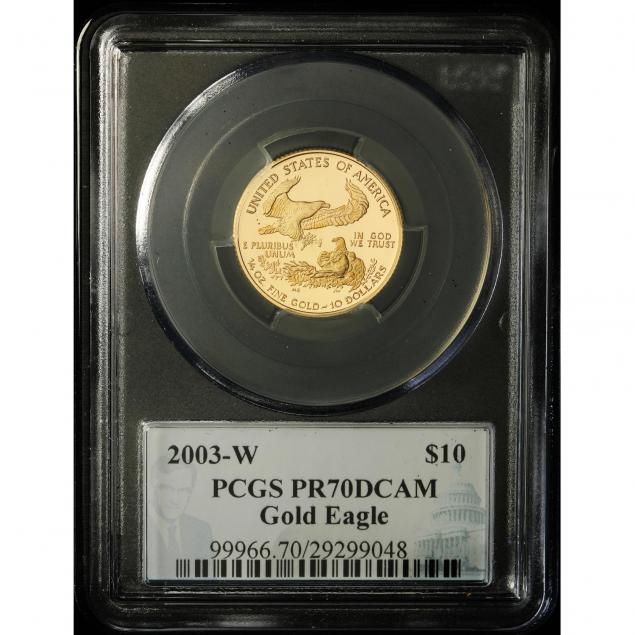 2003-w-10-gold-1-4-oz-eagle-pcgs-pr70dcam