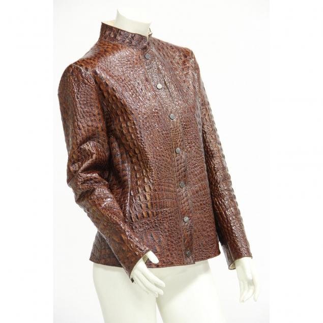 ladies-leather-jacket-armani-collection