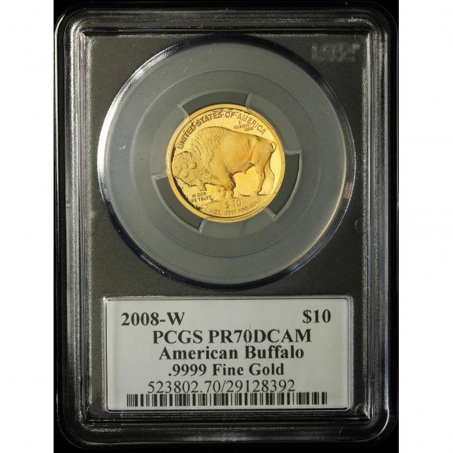 2008-w-10-1-4-oz-gold-american-buffalo-pcgs-pr70dcam