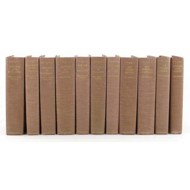 eleven-volumes-the-story-of-civilization-by-will-and-ariel-durant