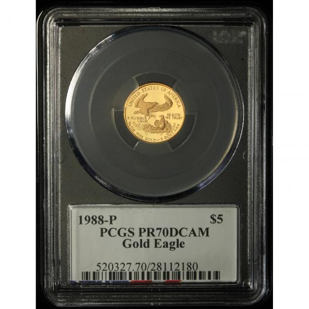 1988-p-5-gold-1-10-oz-eagle-pcgs-pr70dcam