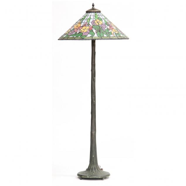 bronze-tree-form-floor-lamp-with-stained-glass-shade