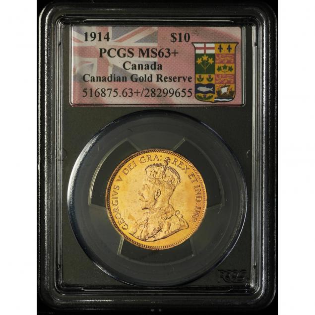 canada-1914-10-gold-pcgs-ms63