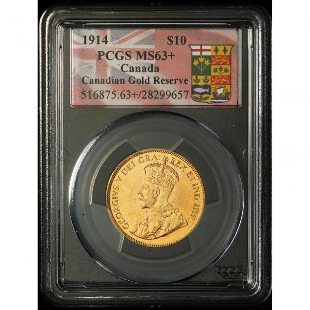 canada-1914-10-gold-pcgs-ms63