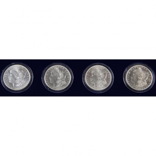 four-20th-century-morgan-dollar-mint-set