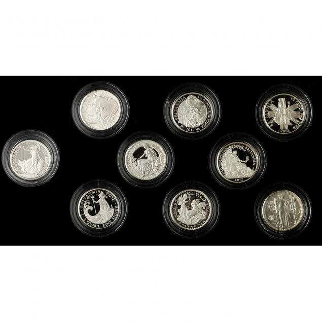 uk-britannia-25th-anniversary-nine-coin-silver-portrait-collection