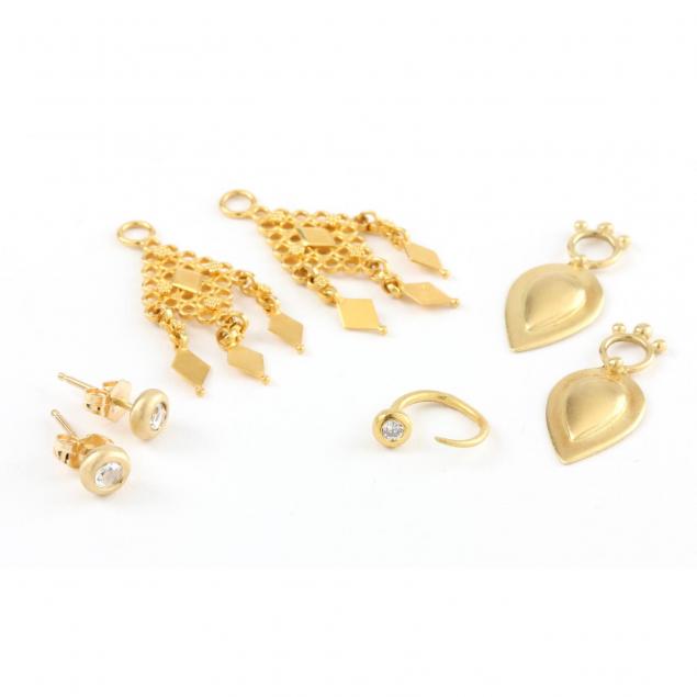 gold-and-diamond-earrings-and-nose-ring
