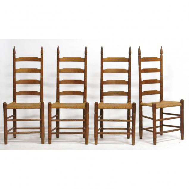 four-tall-ladder-back-dining-chairs