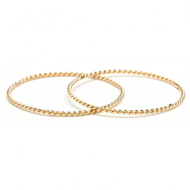 pair-of-14k-gold-twisted-wire-bangle-bracelets