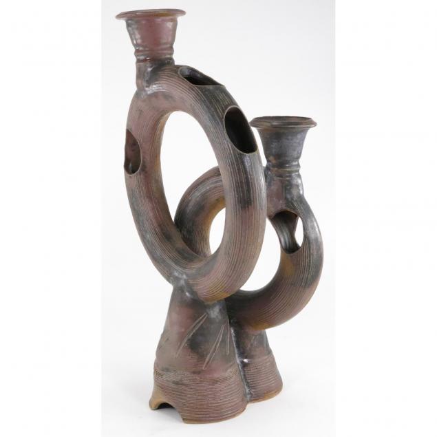 studio-pottery-double-ring-vessel