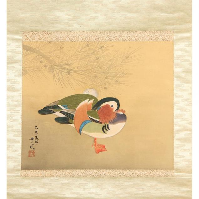 japanese-scroll-depicting-ducks