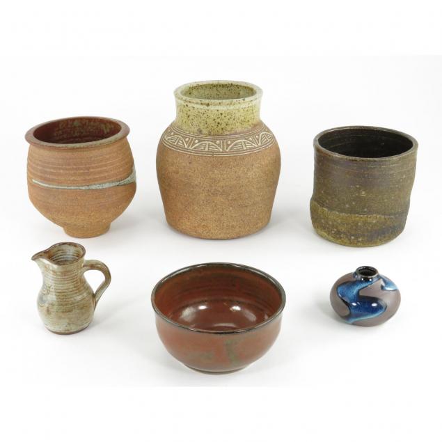 six-pieces-of-studio-pottery