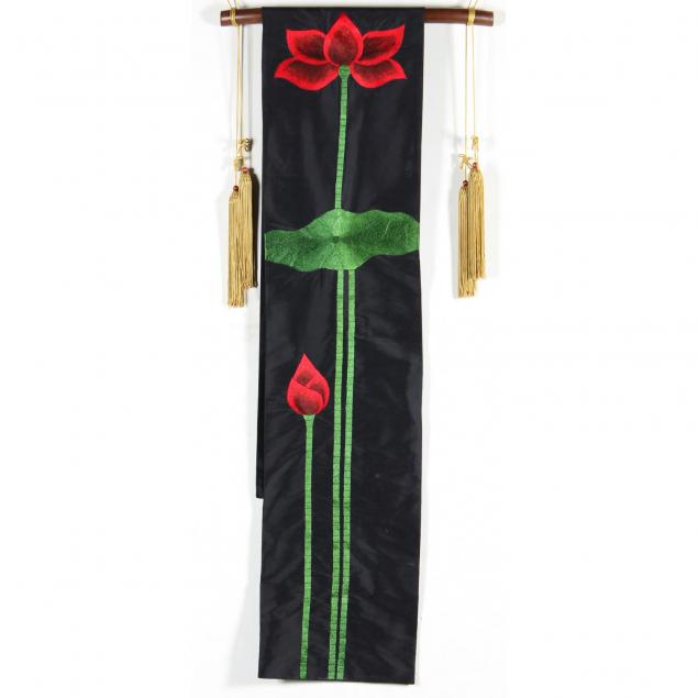 japanese-embroidered-wall-hanging