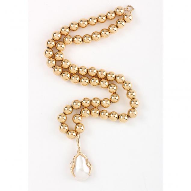14kt-gold-bead-necklace-with-mabe-pearl-enhancer