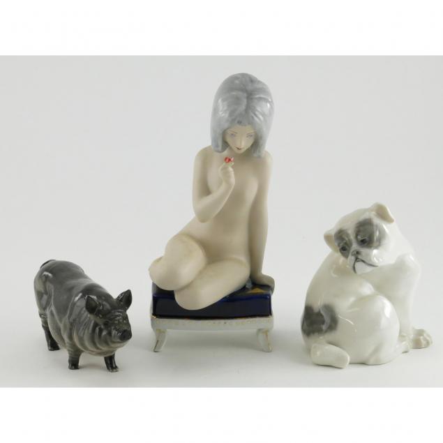 three-porcelain-figures