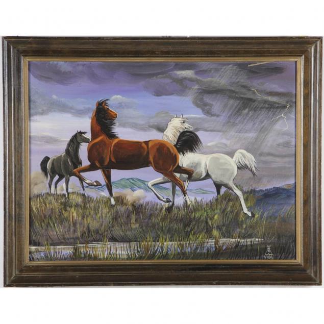 frank-vigil-apache-1922-1977-three-horses