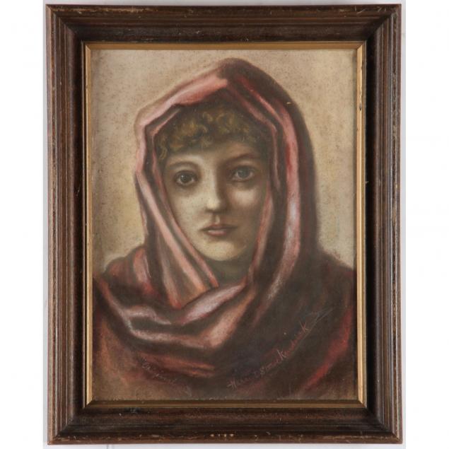 harriet-stowe-kendrick-american-circa-1900-portrait-of-a-woman