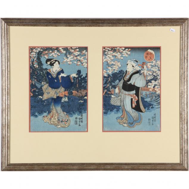 19th-century-japanese-diptych-woodblock