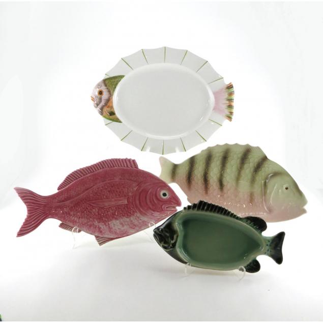 four-decorative-fish-platters