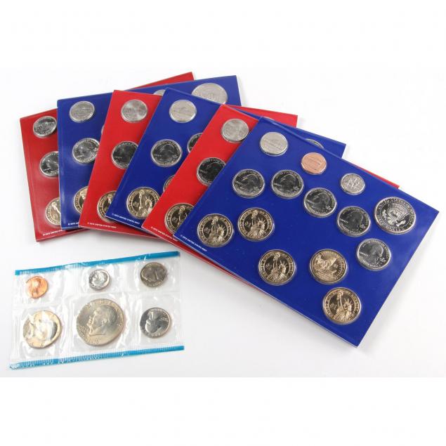 four-modern-us-mint-uncirculated-coin-sets