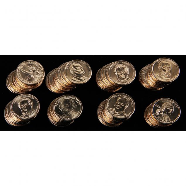 64-mixed-bu-presidential-dollars-from-littleton-coin-co