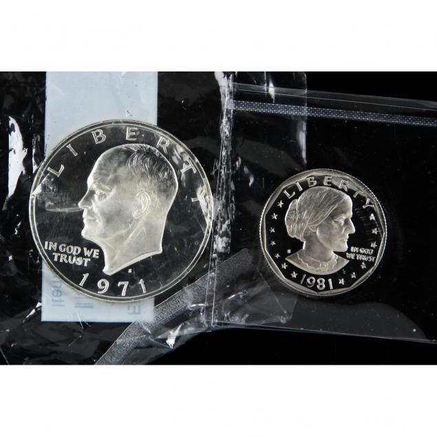 proof-silver-bicentennial-and-susan-b-anthony-dollars