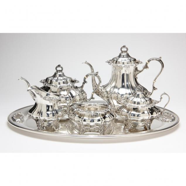 gorham-strasbourg-sterling-silver-tea-coffee-service-with-tray