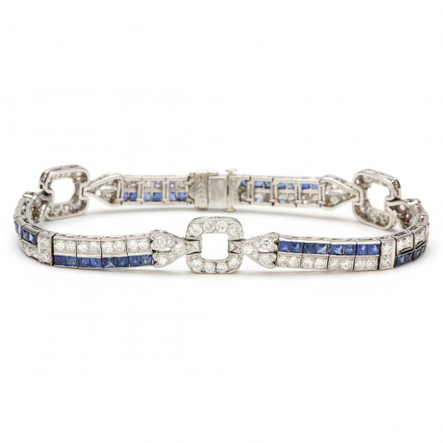 platinum-diamond-and-sapphire-bracelet