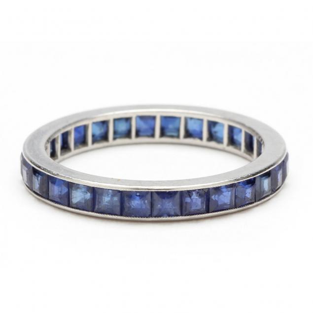 vintage-platinum-sapphire-eternity-ring