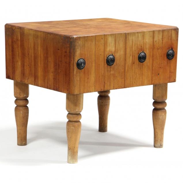 vintage-butcher-block-table