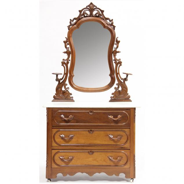 american-victorian-marble-top-dresser-with-mirror
