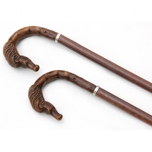 pair-of-carved-horsehead-canes