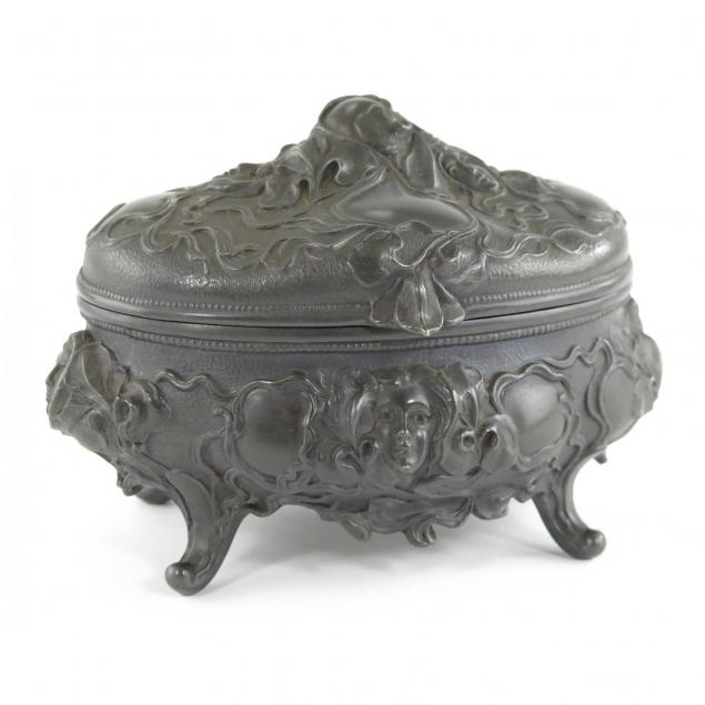 b-w-co-art-nouveau-pewter-trinket-box